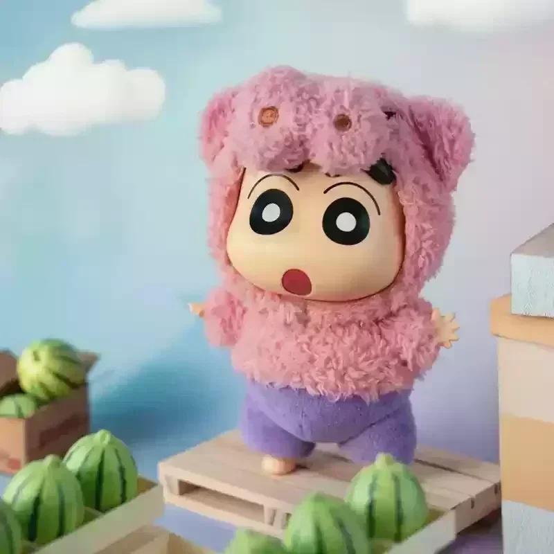 @@TOPTOY Шин-чан Игровая Вечеринка Серия Сюрприз-бокс Виниловая кукла Mystery Box Аниме фигурка Украшение комнаты Коллекция Подарки для детей pink Fashnics