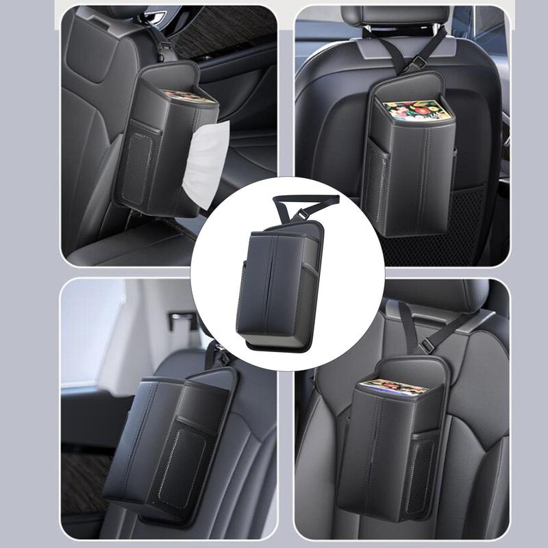 Car Seat Side Organizer Large Capacity Stylish Car Travel Accessories Multipurpose Universal for Most Vehicles Tissue Holder white 2947745798adge