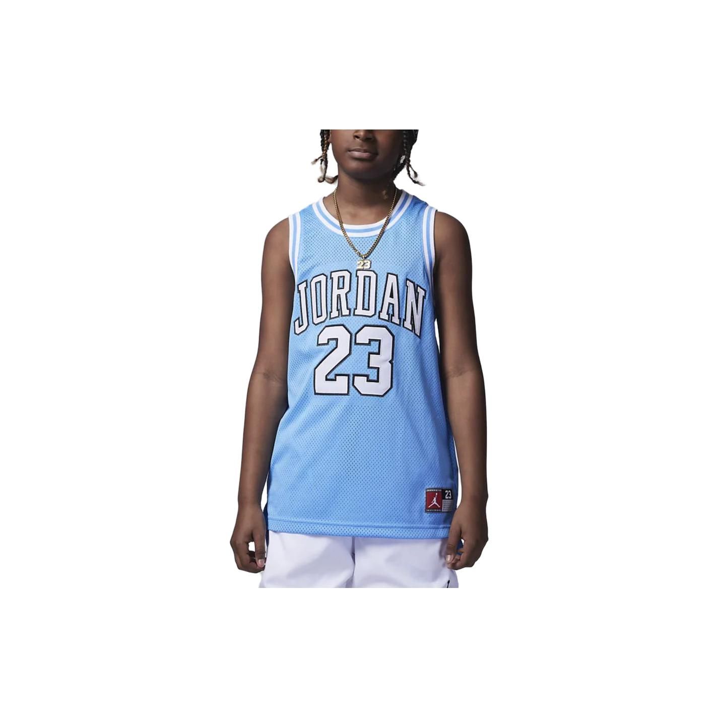 Jordan Letter Logo Pattern Printed Sports Жилет детский баскетбольный свитер Детские топы Синий 95A773-B9F L gray