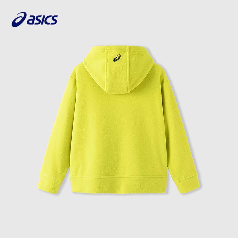 Детская флисовая толстовка с капюшоном ASICS, новая коллекция 2025 140 жёлтый