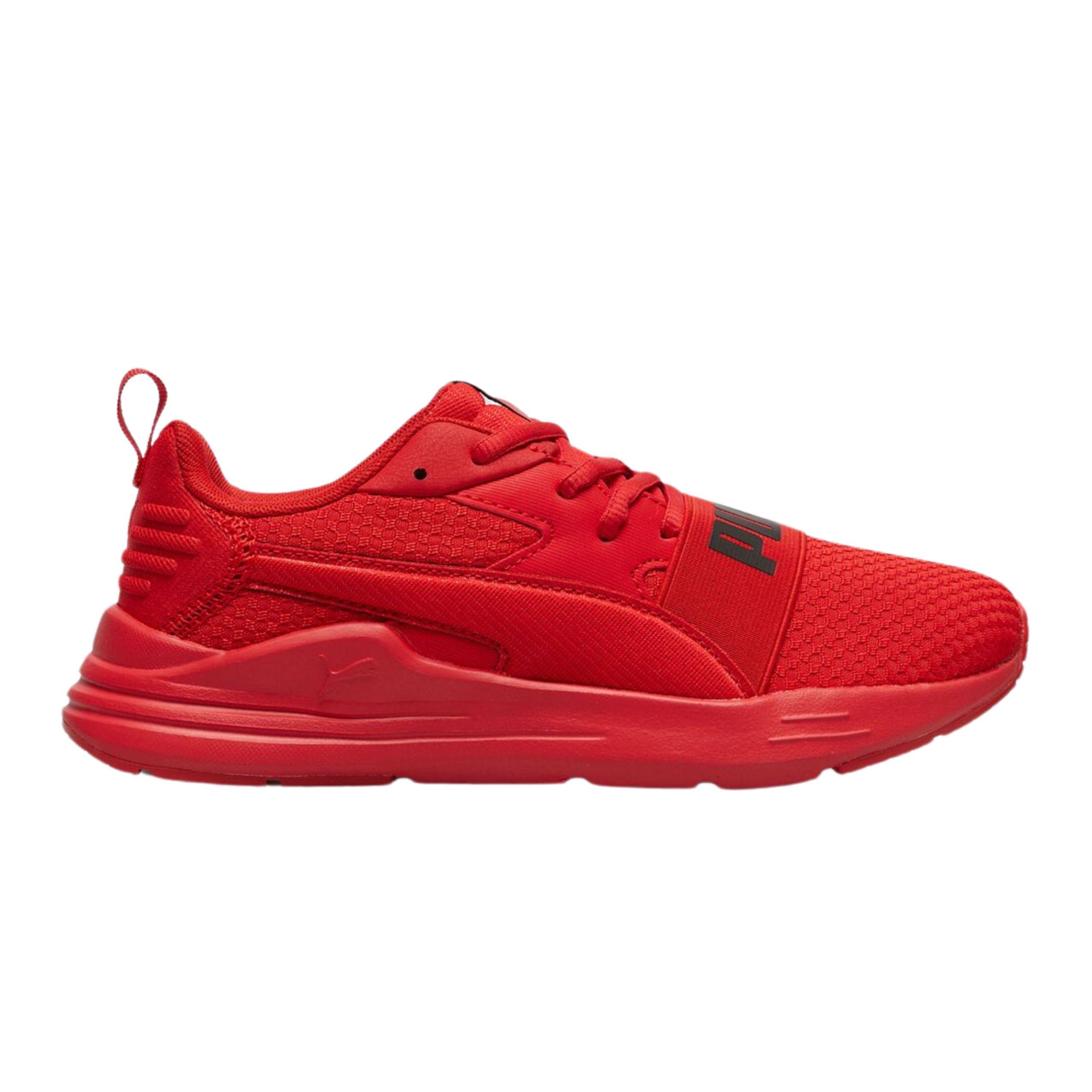 Puma 39084705 Wired Run Pure молодежные спортивные кроссовки красные r. 39 красный