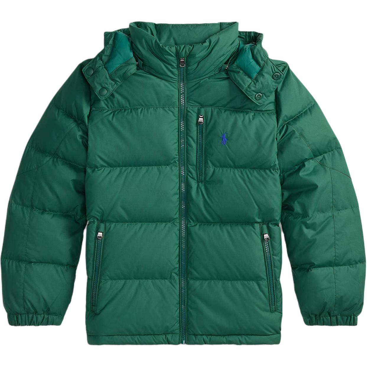 Polo Ralph Lauren Пуховик с полувысоким воротником на молнии, длинный рукав, карман, детский CWPOOTWY6020385-300 L black
