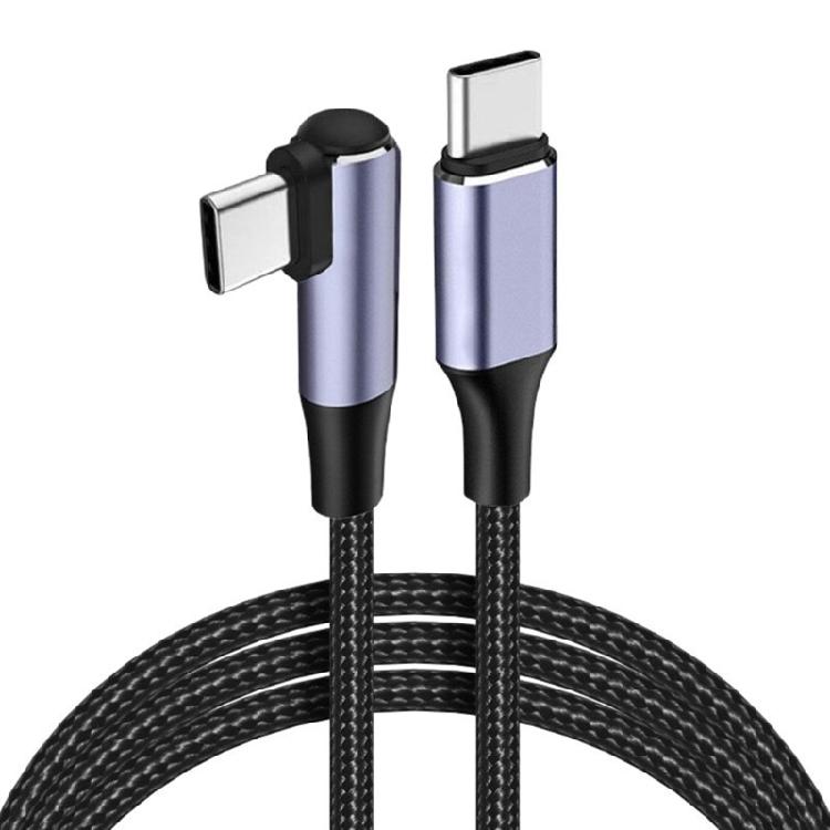 Кабель USB C - USB C 100 Вт 25 см Зарядный кабель USB C Кабель для быстрой зарядки 480 Мбит/с Зарядный адаптер для мобильного телефона gray Happy Electronic King