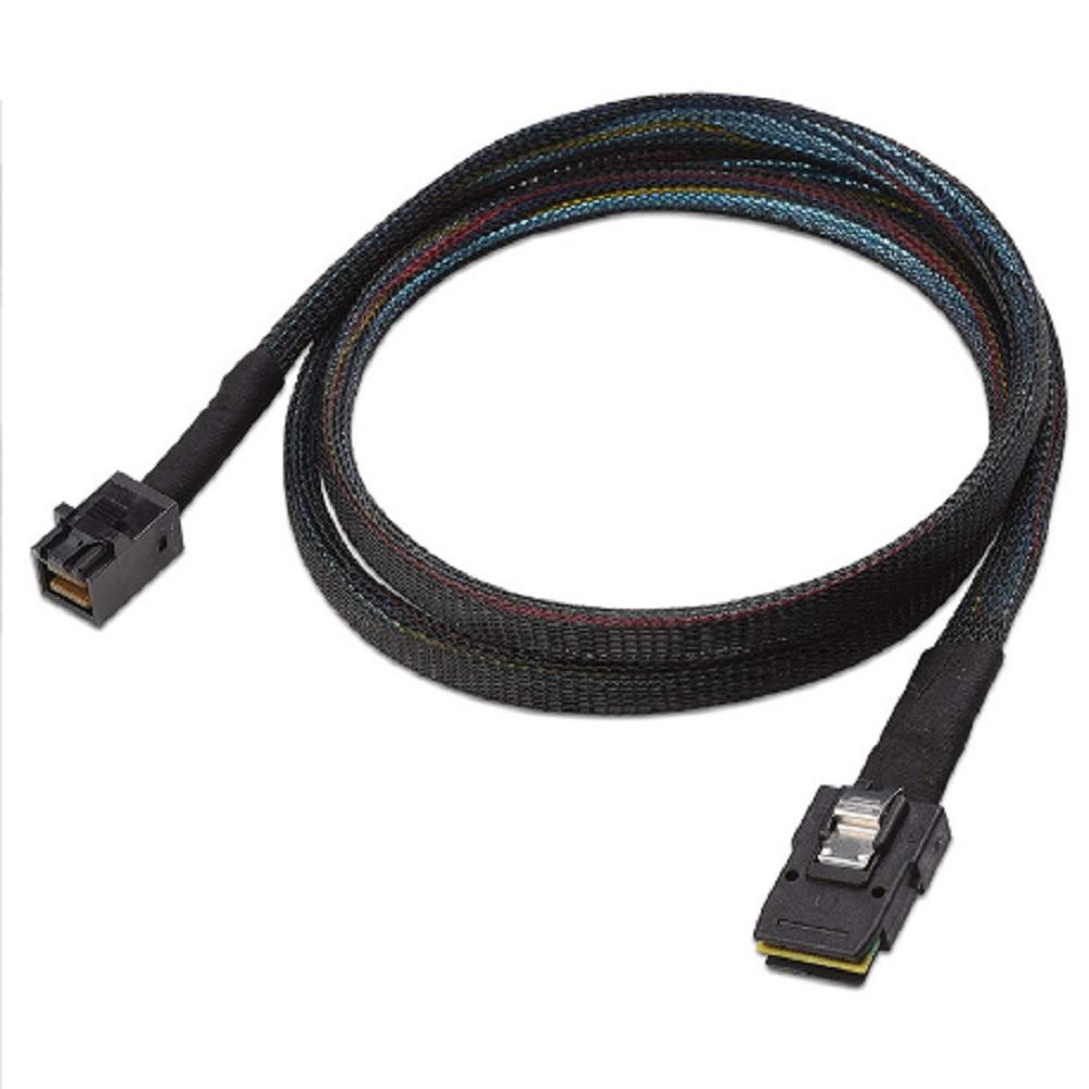 Кабель-переходник Mini SAS HD от SFF-8643 до SFF-8087, 36-контактная серверная материнская плата, 1 м black FYUU-autoparts