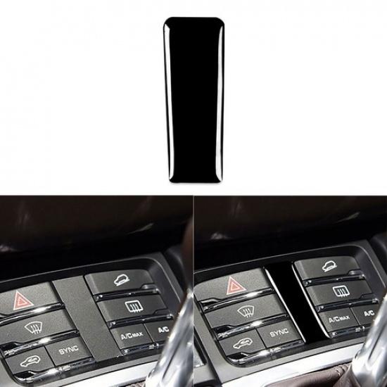 Piano Black Center Console Gear Shift Panel Cover Trim For Porsche Macan 2014-21 black 91440111MAC2E40T58