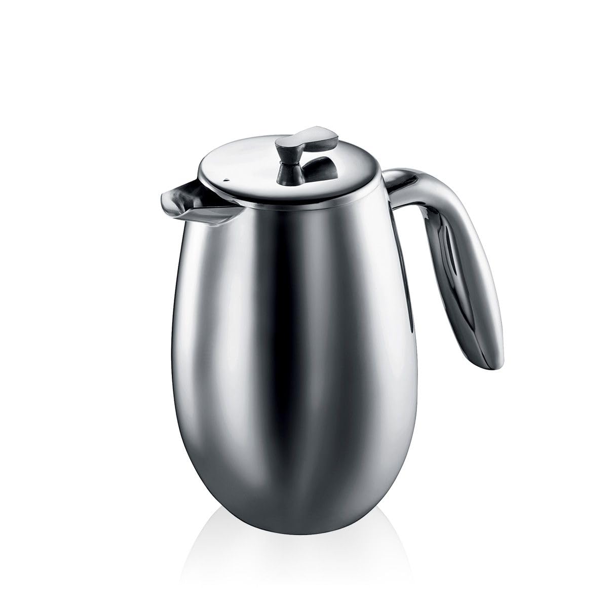 Кофеварка BODUM Кофе-пресс BODUM COLUMBIA Френч-пресс Кофеварка с двойными стенками 1000 мл Серебряный Фильтр из нержавеющей стали Двойной из нержавеющей стали серебряный SOLT Japan Market