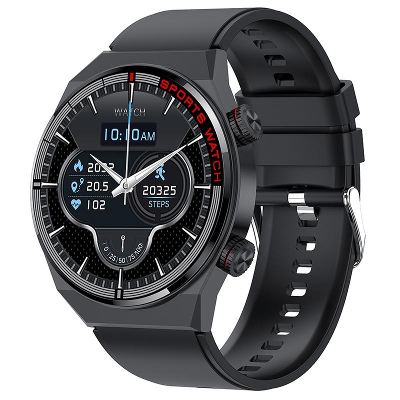 Ecg+ppg Bluetooth Call Smart Watch Men Screen Always Display Time Ai Voice Assistant Nfc Business Watch Man Gps Sport Track black BWwatchTop