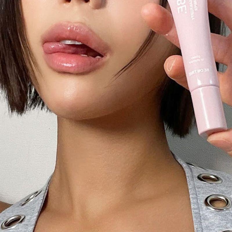 Веганский Пухлый Блеск для Губ Прозрачный Розовый 10г brown Beauty Luxe