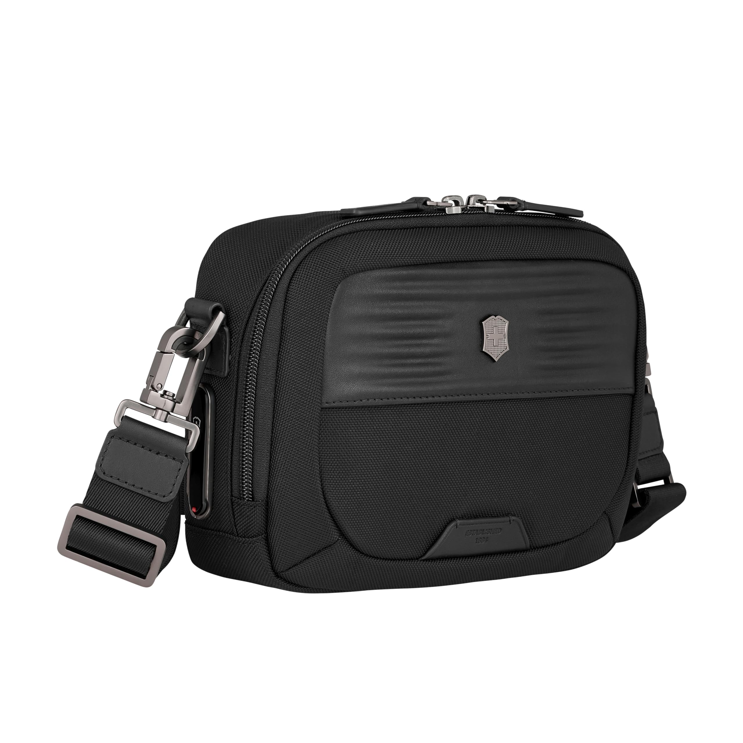 Компактная сумка Victorinox Mythic Crossbody на плечо с премиальной черной сумкой, ручкой-мультитулом, характеристики, 3 л, [Артикул 653454] black