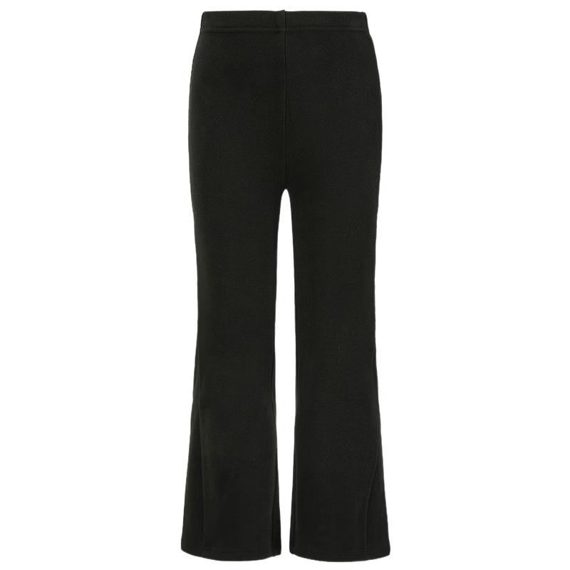 Little MO&Co. Осенние расклешенные эластичные брюки для девочек 165 black JDST online