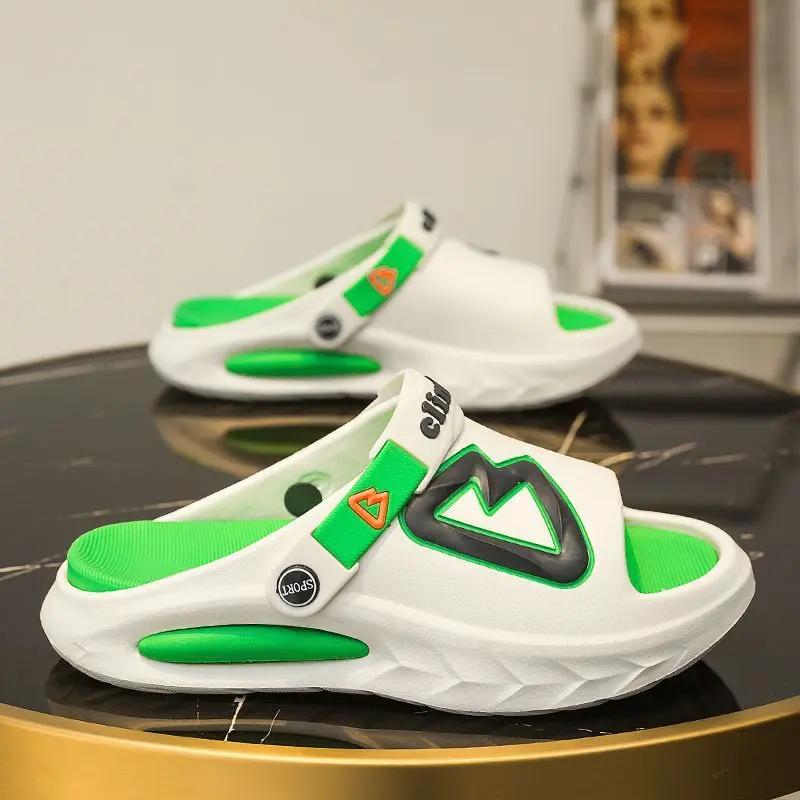 2024 Fashion Men s Shoe Summer Male Slipper Platform Eva Style Original Sale Casual Rubber Adult Clappers Designer Luxury Slides 39 white Shoe Gallery