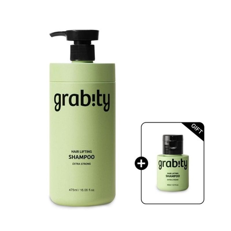 Шампунь для лифтинга волос Gravity Extra Strong 475 мл + Мини 30 мл в подарок beige grabity