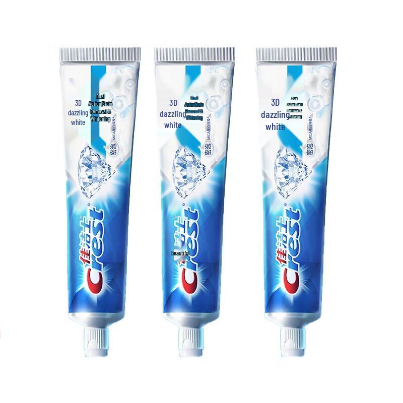 Отбеливающая зубная паста Crest 3D White двойного действия, 3 шт. white JDST online