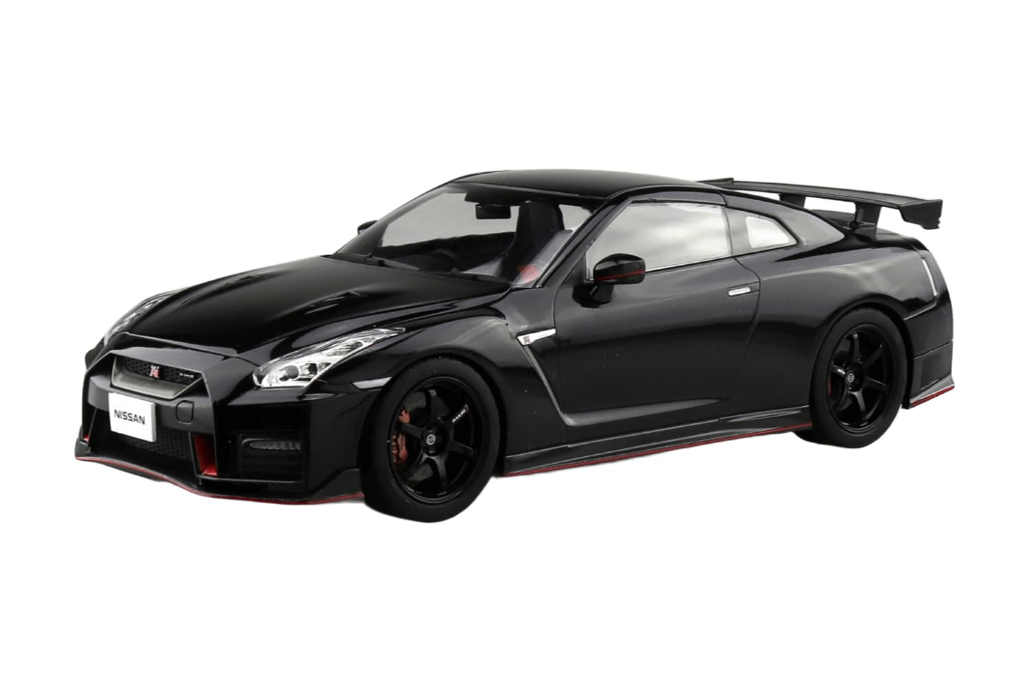 Aoshima Bunka Kyozai Rakupla Snap Car R35 NISSAN NISMO 2017 Черный жемчуг метеорный блеск Пластиковая модель-конструктор 215 мм (АОСИМА) №05-MB GT-R 1/24 gray Nippon-Mart