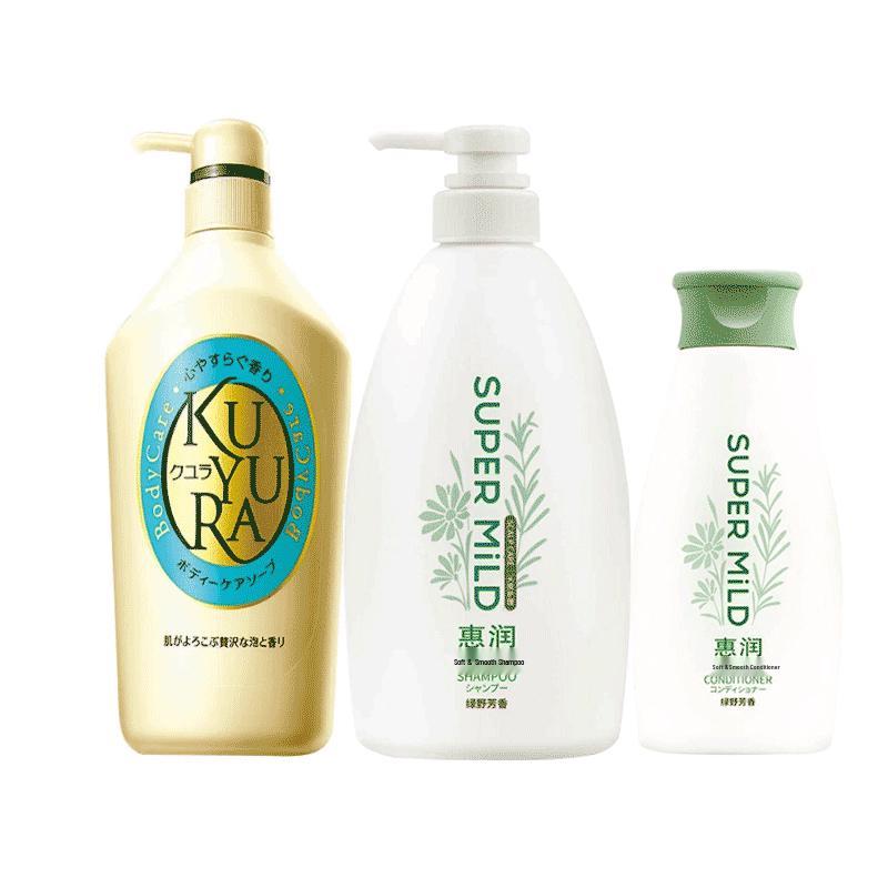 Набор для ухода за волосами и телом Shiseido Fressy Green Field Fragrance beige JDST online