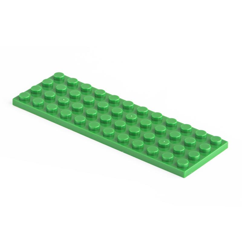 15 шт. Мелкие детали 3029 MOC Строительный блок 4x12 Пластина Кирпичная Доска Аксессуары Замок из Строительных блоков Игрушка green Professional fishing