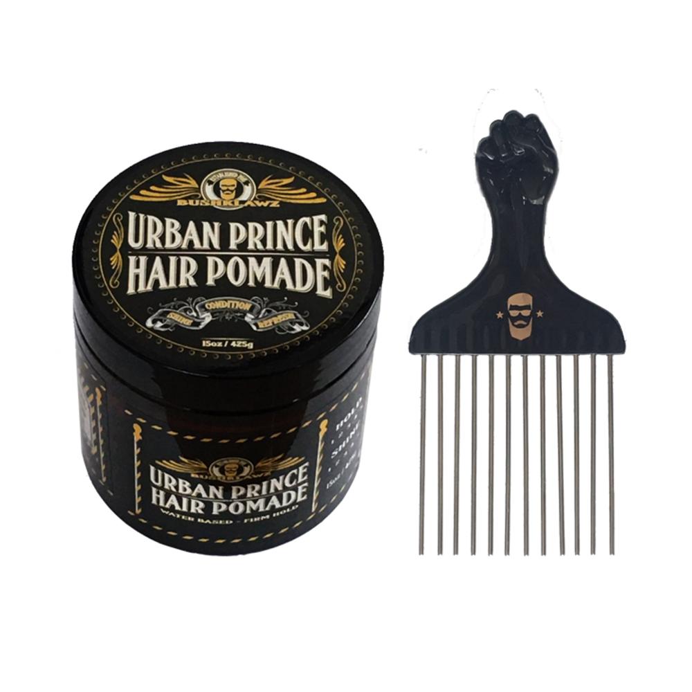 Помада для волос Bushcloth Urban Prince Extra Large 455 г + бесплатный Afrobit black BeautyGlam