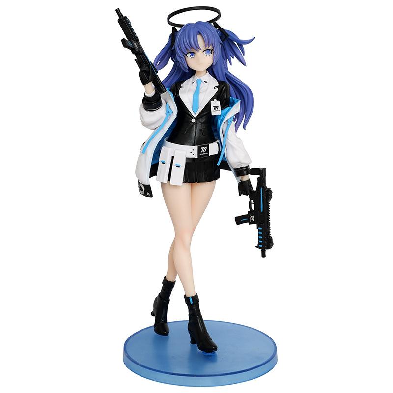Аниме Hayase Yuka Фигурка Синий Архив Мультфильм Фигурка GK Yuka Милая Девушка Модель Статуэтка ПВХ Коллекция Украшение Кукла Игрушка Подарок black Oran Sky