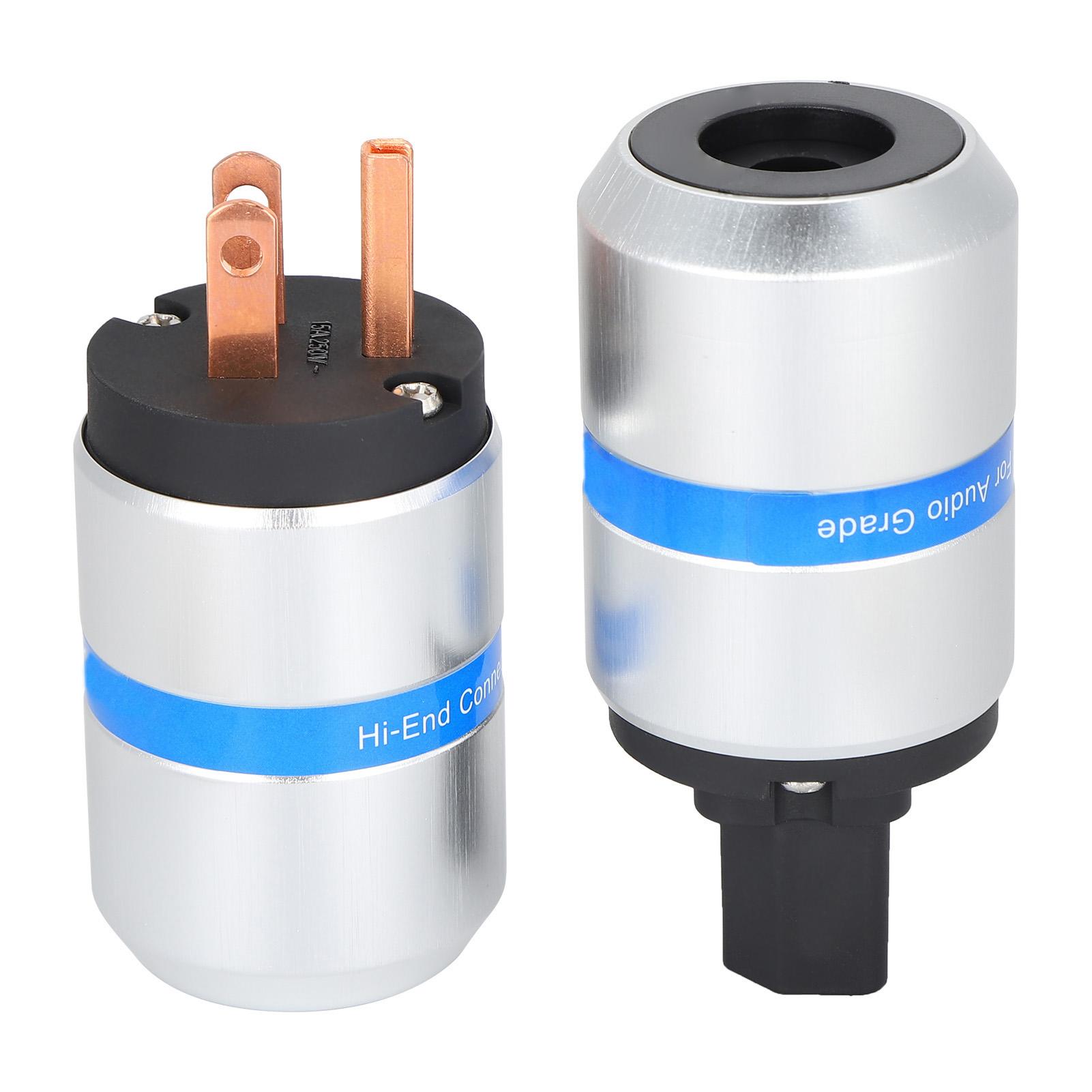 Monoso M106F106 Вилка питания Чистая медь Hi-Fi o Разъем питания Вилка US Plug black DIYelecs