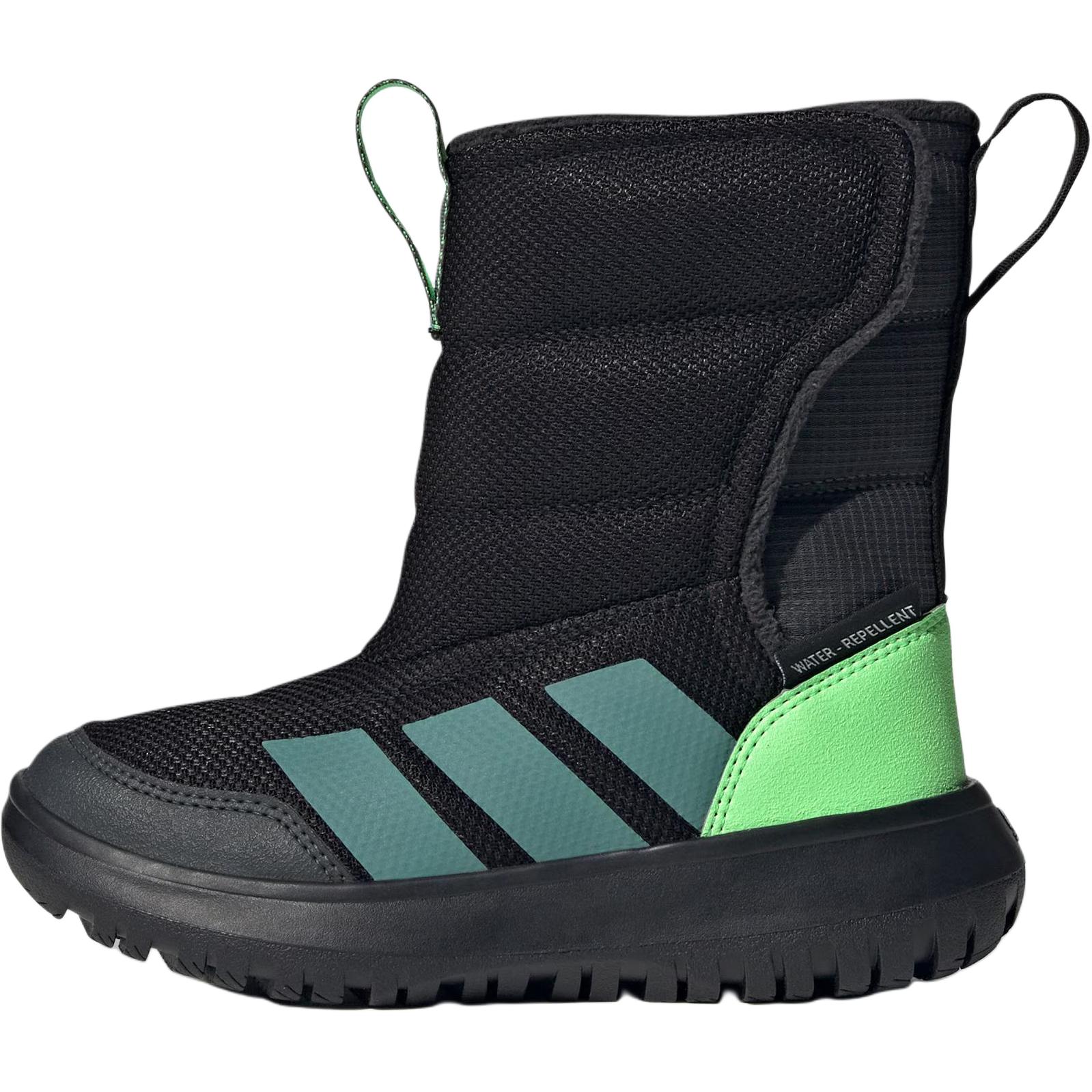 Adidas Winterplay Тканевые Модные Удобные Универсальные Теплые Высокие Детские Снегоступы Детские Снегоступы Черные JQ2630 28 black