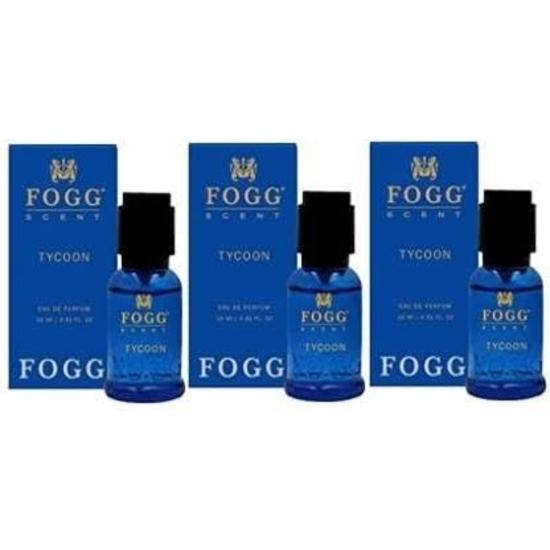 FOGG SCENT TYCOON ПАРФЮМЕРНЫЙ СПРЕЙ 30MLX3(140MRPX3) Парфюмированная вода - 90 мл (Для мужчин и женщин) blue