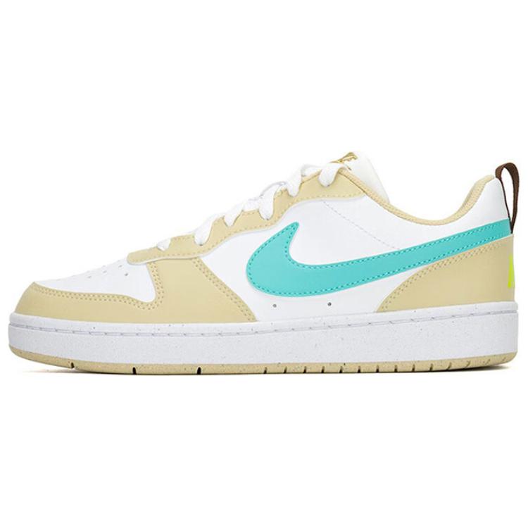 Nike Court Borough Low Recraft GS Gold Frost Green Kids кроссовки Team-Gold Green-Frost White HM3726-731 38.5 beige