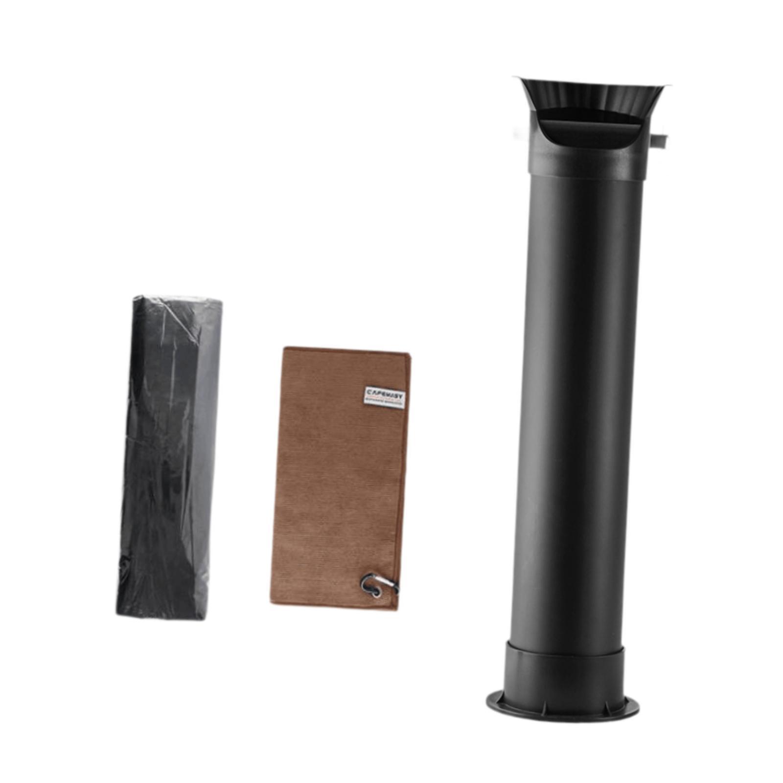 Контейнер для кофейной гущи Espresso Coffee Knock Box для кухни Home Cafe black Pure Living Co.