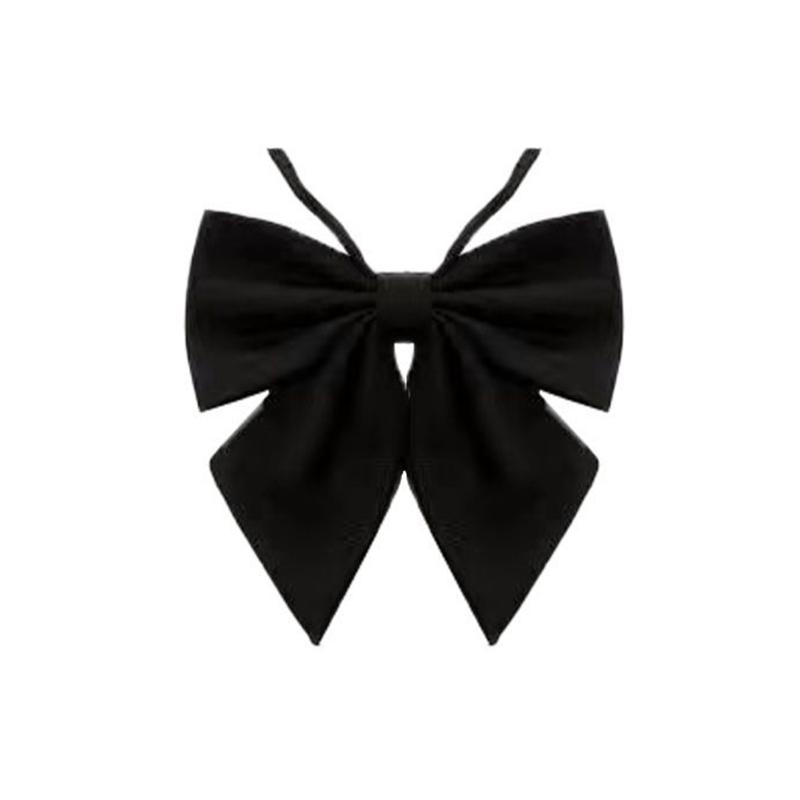Школьная форма для женщин и девочек Jk Bow Tie Rope Necktie Handmade Japanese Clothing Shirt Butt-Barbie Bowties чёрный Best Buy