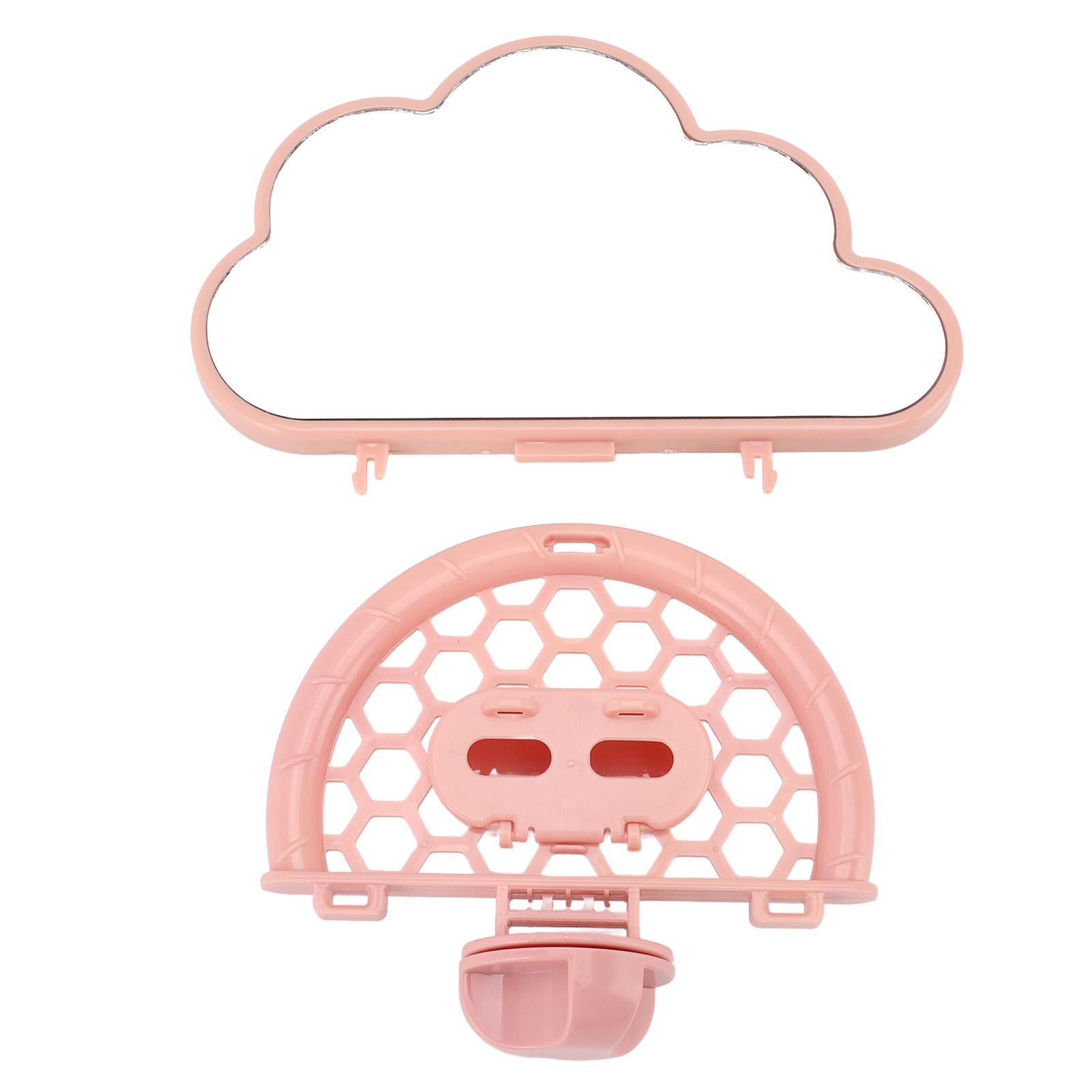Bird Mirror with Perch Stand Multifunctional Interactive Stylish Look Sturdy Structure Bird Cage beige Health & Beauty PRODUCT