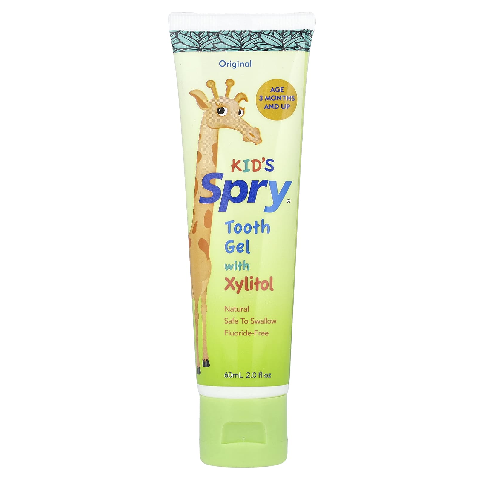 Spry® для детей, Зубная паста с ксилитом, 3+ месяцев, Оригинальная, 60 мл (2 жидких унции) beige Xlear