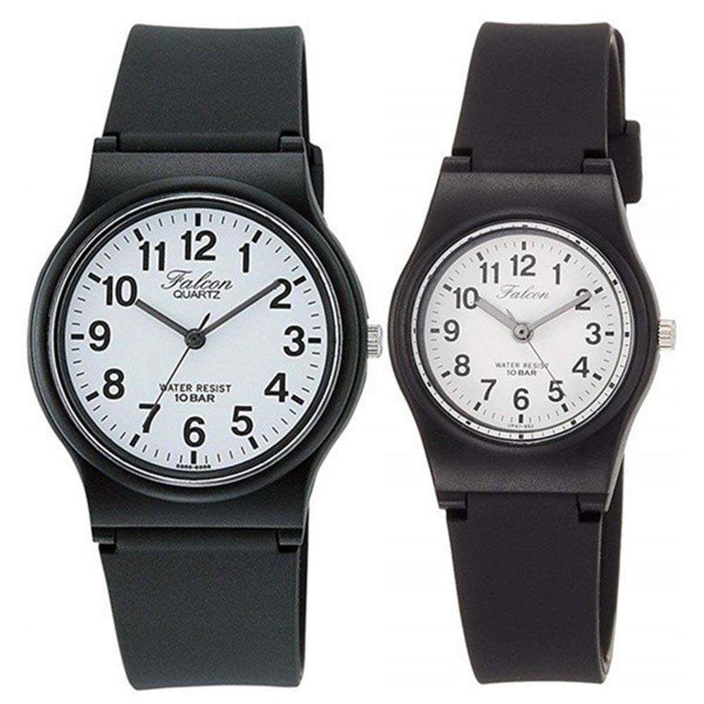 Часы Citizen Falcon (Пара, vp46/vp47-852) в черно-белом цвете, подарочный набор (Официальная модель для внутреннего рынка Японии) gray Omi Japan Products