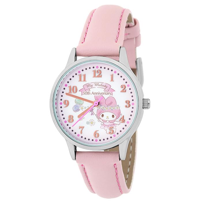 Наручные часы Sanrio J-Axis My Melody 50th Anniversary Watch CR2C0006-MM Женские Светло-розовые white hayatospeed