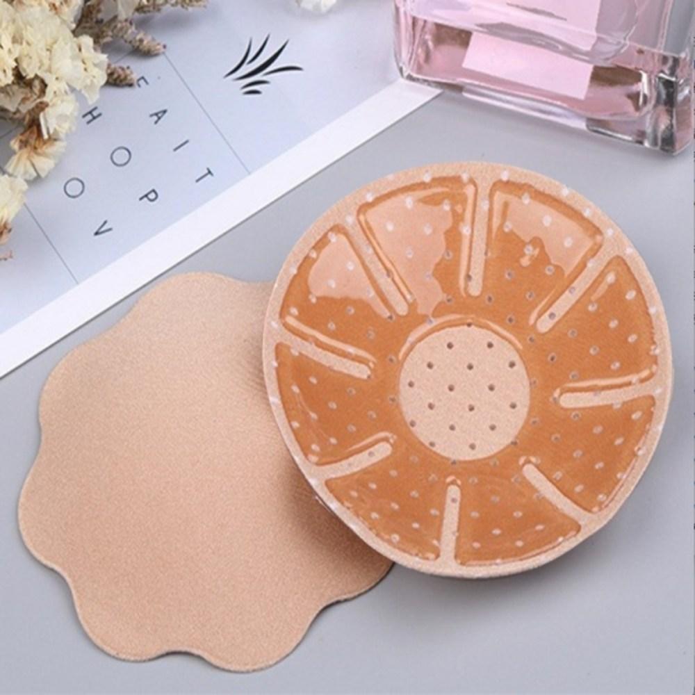 Marong Fashion Breathable Silicone Nipple Patch Nipple Cover Br white BeautyGlam