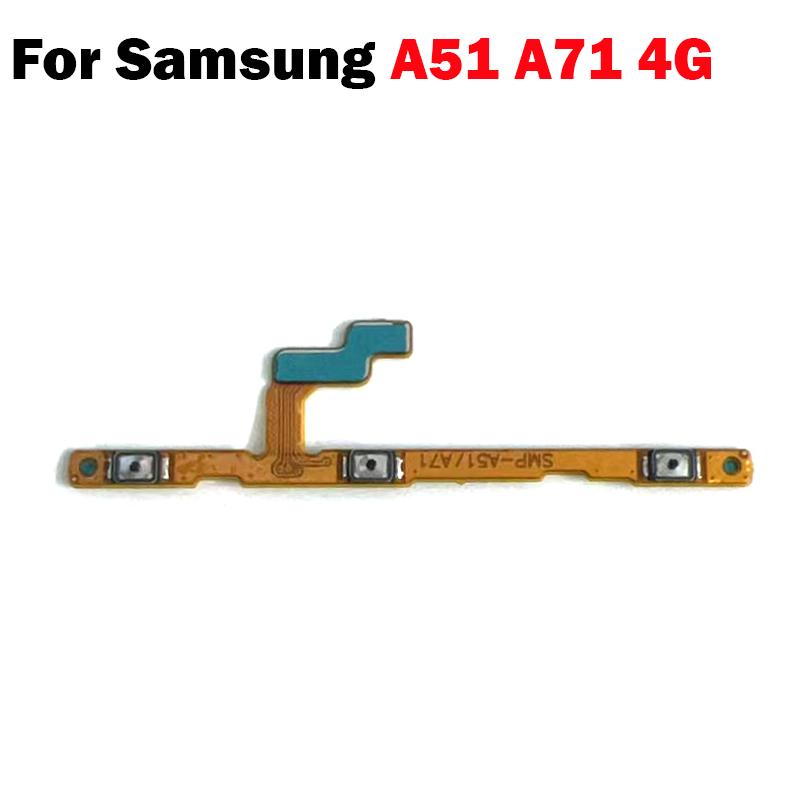 For Samsung Galaxy A51 A71 4G 5G A515F A715F A516N Power Swith On Off Volume Side Button Control Flex Cable A51 A71 4G brown Mobile phone parts specialist