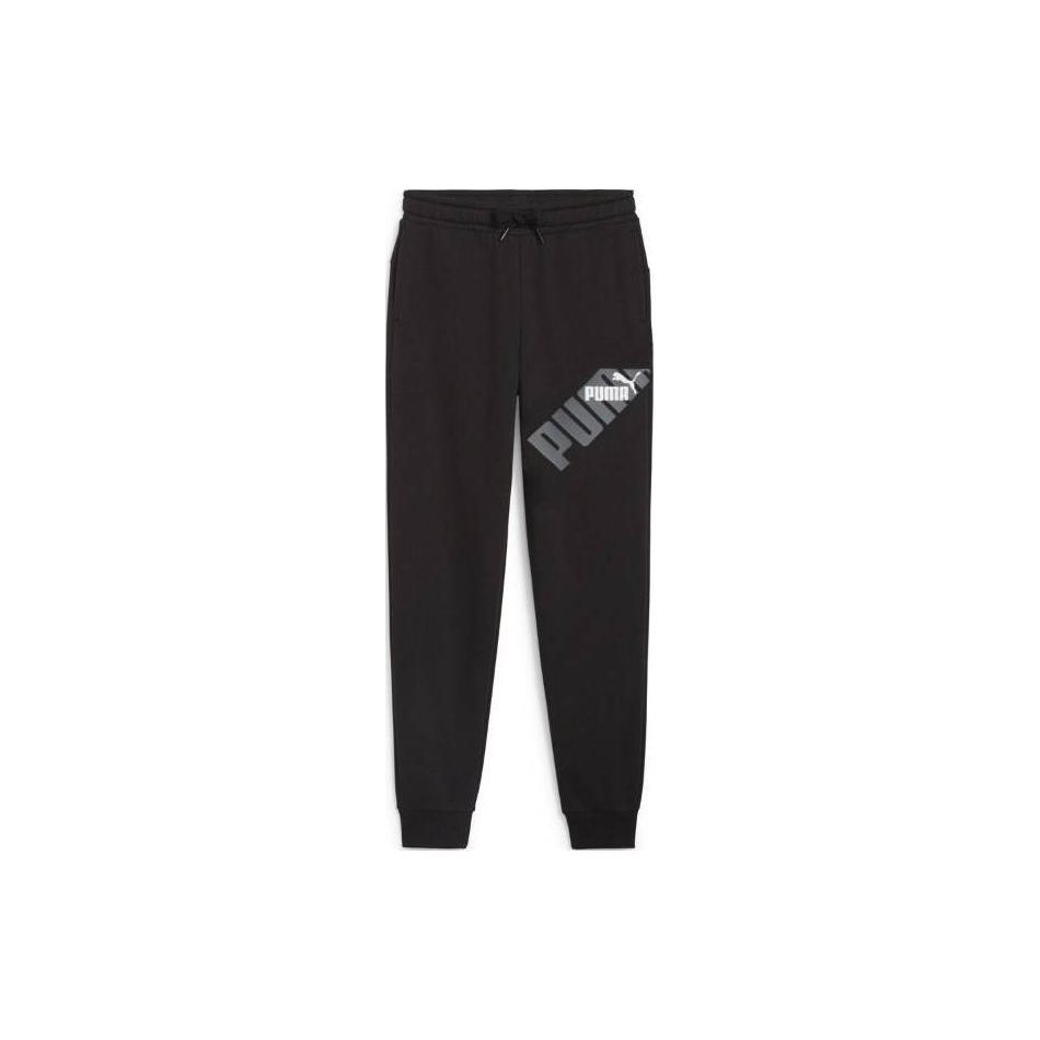 Puma Power Детские вязаные спортивные брюки Детские штаны Черный 679257-01 176 gray