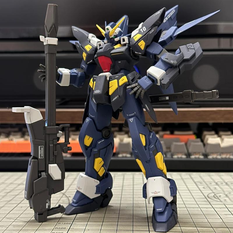 Super Robot Wars OG Huckebein Mk-II HG 1/144 Сборная модель меха Аниме Фигурка-робот Настольное украшение Кукла Головоломка для мальчика Игрушка Подарок gray Fashnics