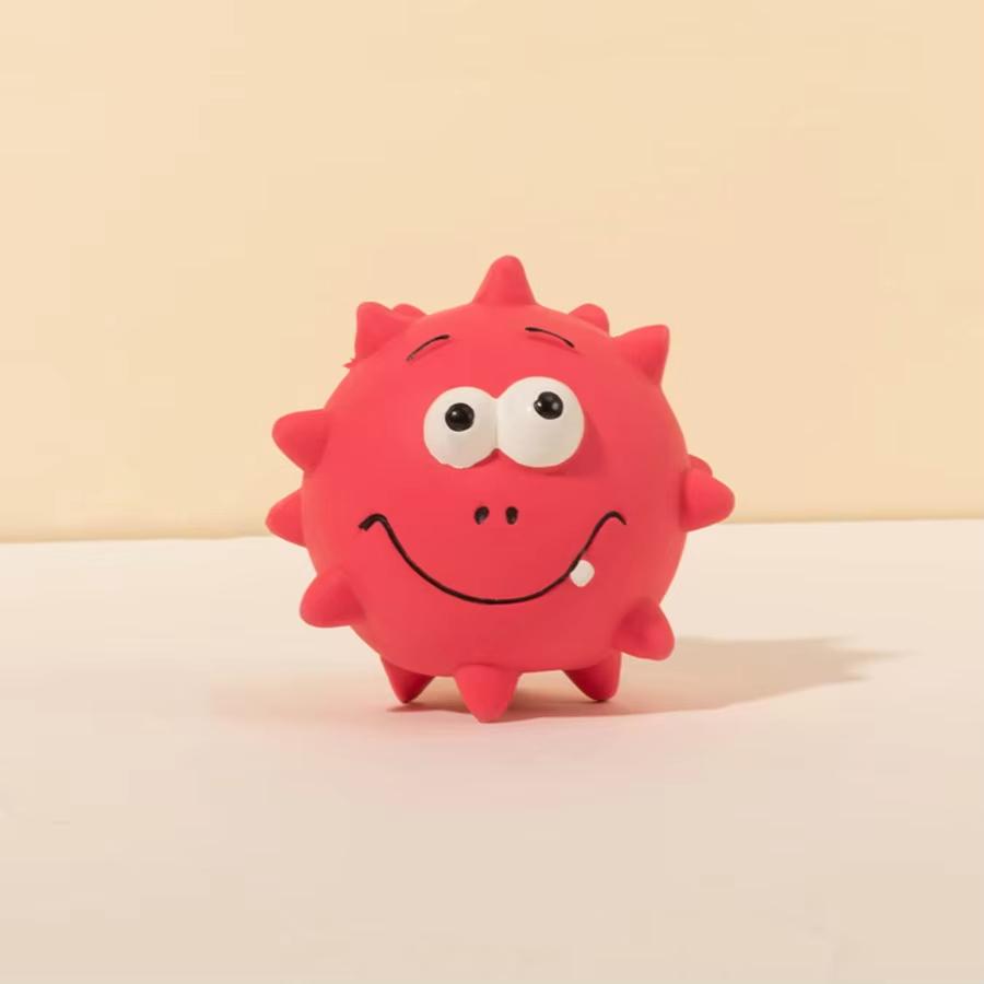 Милая пищащая игрушка для питомца, интерактивная жевательная игрушка на Хэллоуин, игрушка для щенков, устойчивая к укусам, игрушка для чистки зубов с шипами, молярные жевательные игрушки для собак, Suppl розы красного Auto Launcher