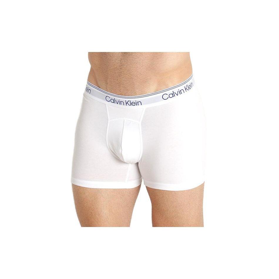 Мужские боксеры с принтом логотипа Calvin Klein Белые NB3229-110 XL white