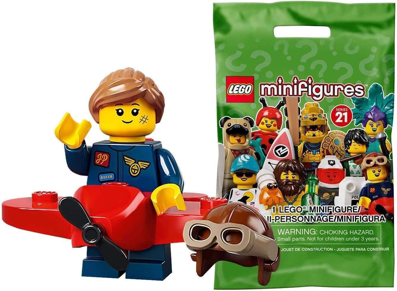LEGO Серия минифигурок 21 Девушка-самолет [71029-9] blue RURI Japan product