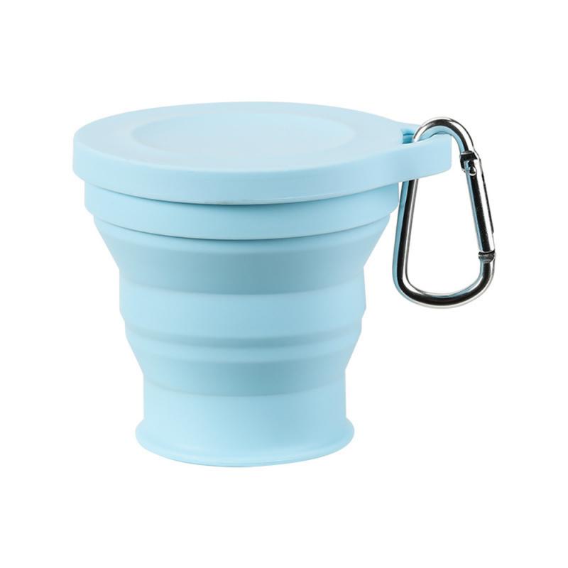 SHIMOYAMARetractable Folding Cups Portable Telescopic Складная кружка 150 мл для путешествий на открытом воздухе Силиконовая кружка для кофе 180ml white Binchi Keji Travel