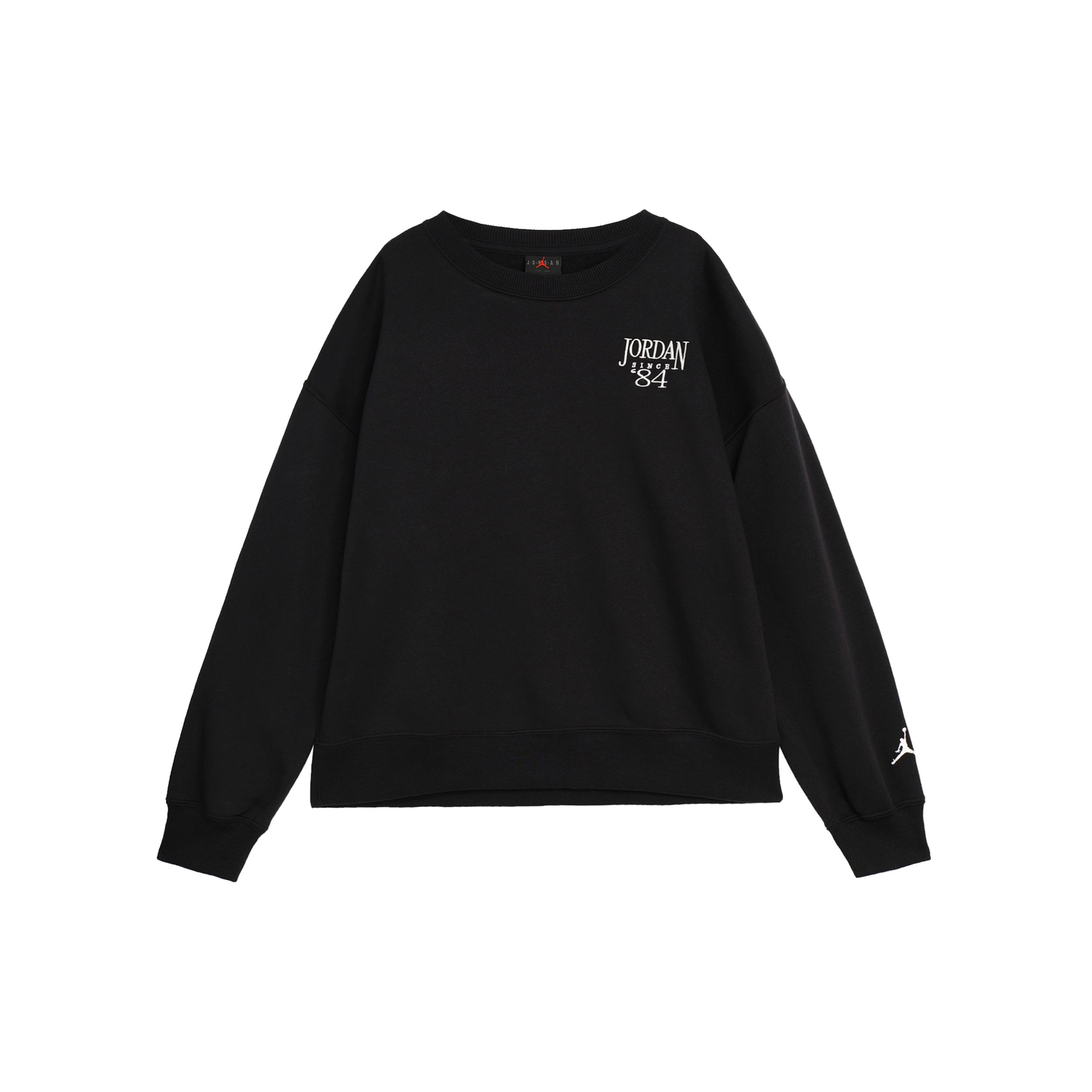 Jordan Флисовая толстовка с вышитым логотипом, женская, черная FN5438-010 XS black