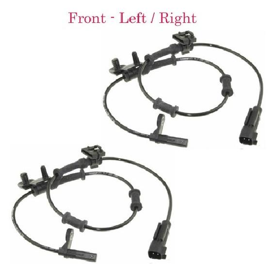 2 ABS Wheel Speed Sensor Front Left & Right Fits: 300 Charger Challenger 11-14 gray Afdsf