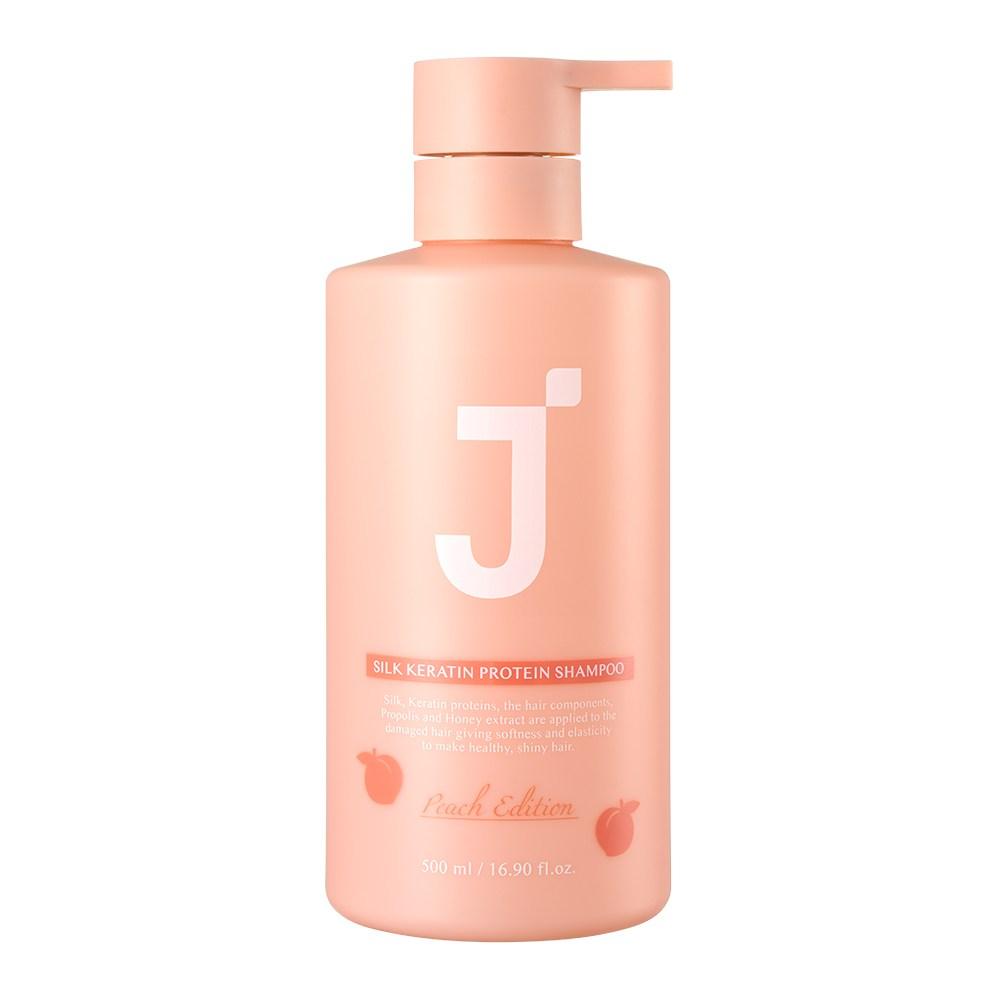 Шампунь J.Sup Silk Keratin Protein Shampoo Peach Edition, 500 мл, 1 шт. beige BeautyGlam