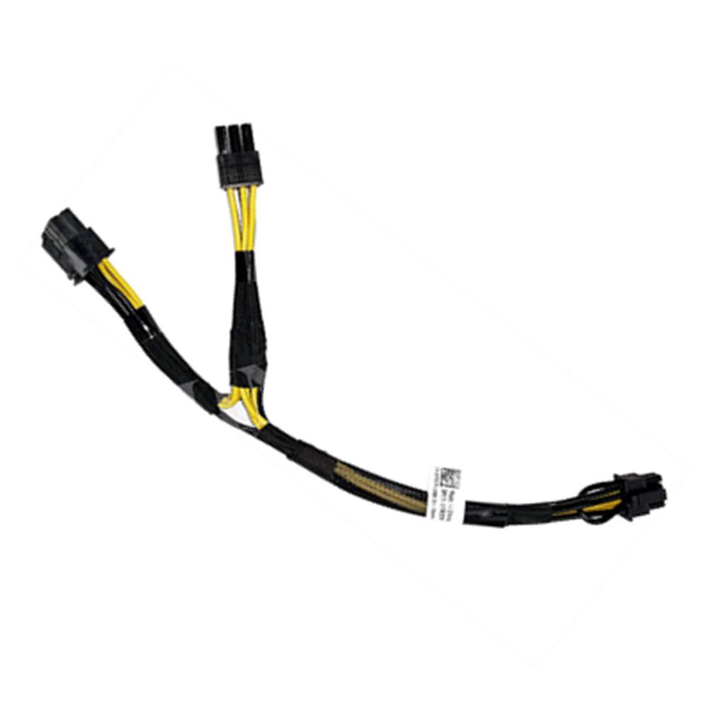 Кабель питания GPU 0TR5TP 8 к 8+6 Подходит для Dell R740 R740xd Кабель питания GPU Райзер к GPGPU black FYUU-autoparts