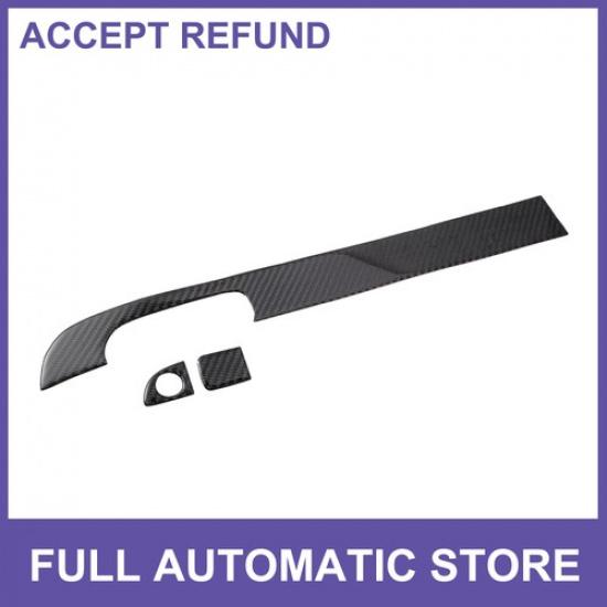 Glove Box Handle Cover Decals Interior Sticker Single  for Dodge Charger black DF GDtt