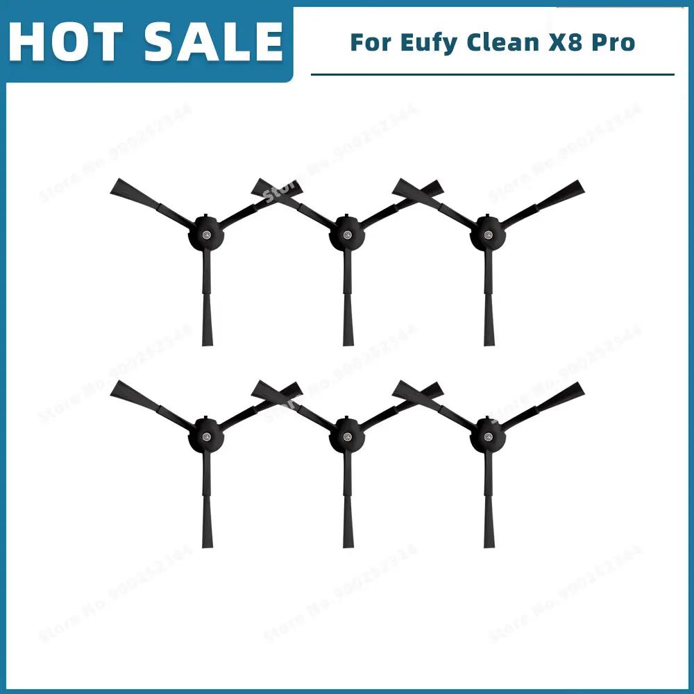 Совместимые запчасти и аксессуары для Eufy Clean X8 Pro SES: основная боковая щетка, HEPA-фильтр, салфетка для мытья полов, мешок для пыли black Simplistic Living Home