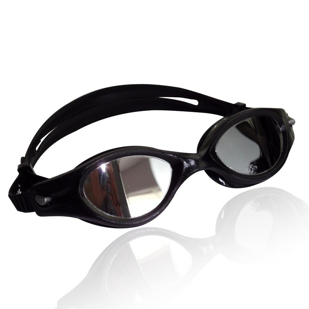 Men Women Swimming Goggles Classic Waterproof Anti-fog Uv Protective Swim Glasses Eyewear black #1 black Shinelover
