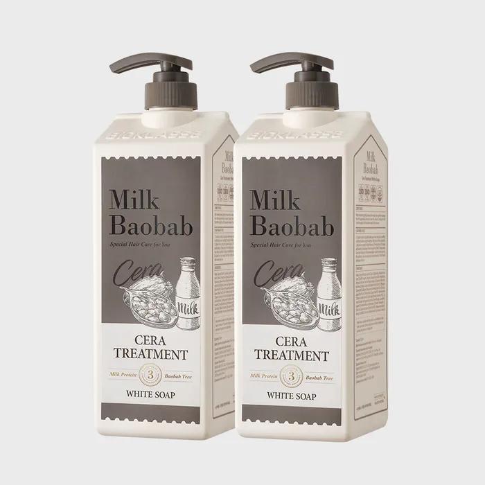 2 x Sarah Treatment 1200мл (Белое мыло) gray Milk Baobab