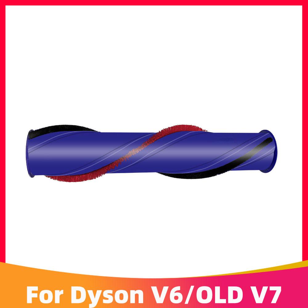 Подходит для ( Dyson V6 / 966821-01 / 966084-01 ) Часть пылесоса Запасные аксессуары Углеродное волокно Щетка-ролик blue Live a beautiful life in your home
