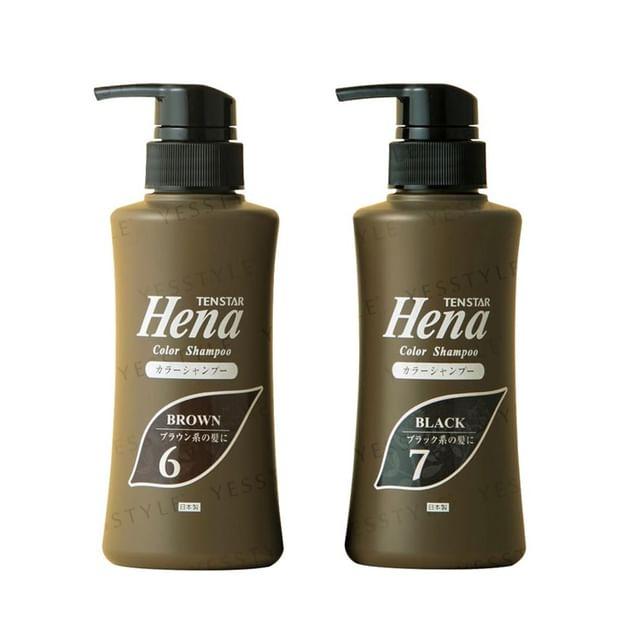 TENSTAR - Шампунь-краска Хна 6 Brown - 260ml Refill black Beauty Luxe